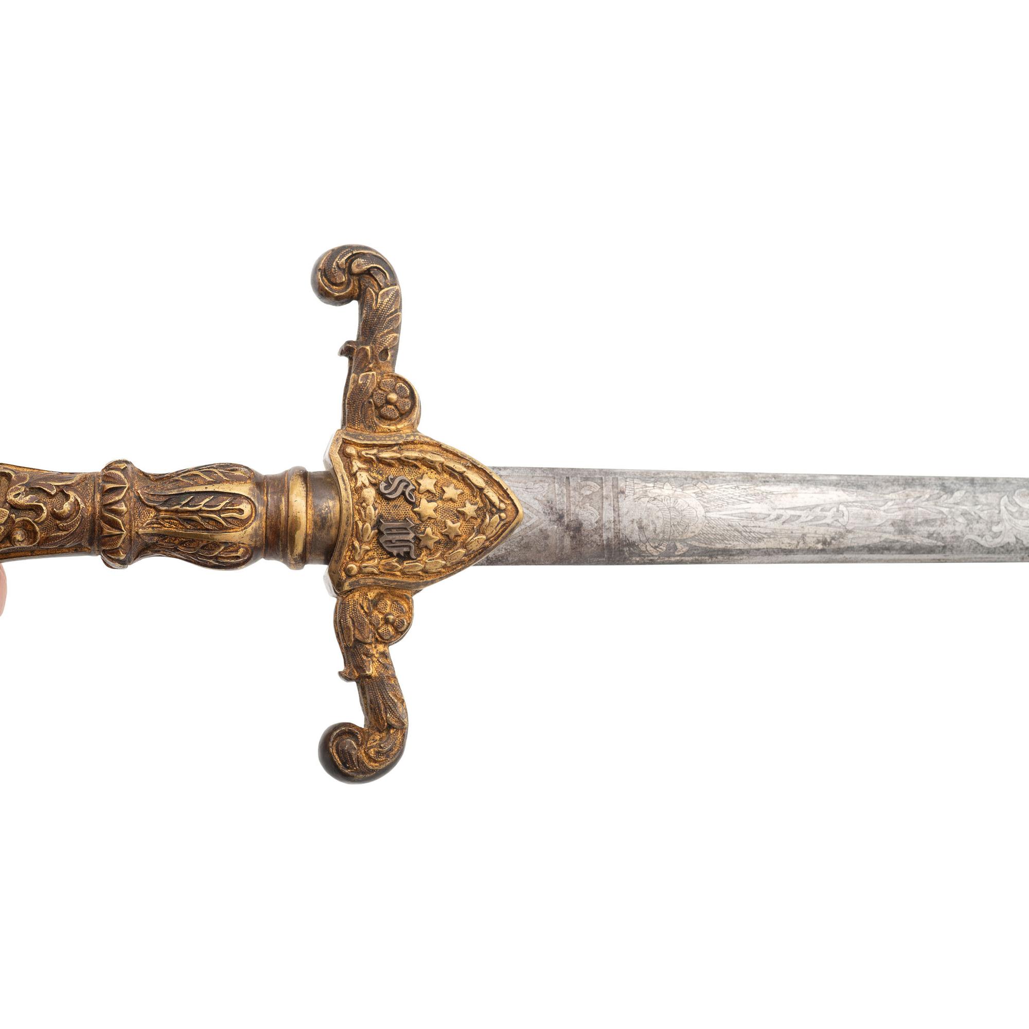 US Model 1840 Medical Staff Sword Engraved to Assistant Surgeon Benjamin Taft - 20th Mass Infantry