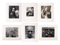 A group of six photographs (from Juxtapositions printed by George Tice with labels signed by George Tice and Joanna Steichen)