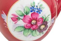 A Russian Porcelain Tea and Coffee Service for Five