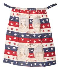 [AMERICANA]. Cotton Centenary apron. Pawtucket, RI: Dunnell Man'f'g Co., 1890.