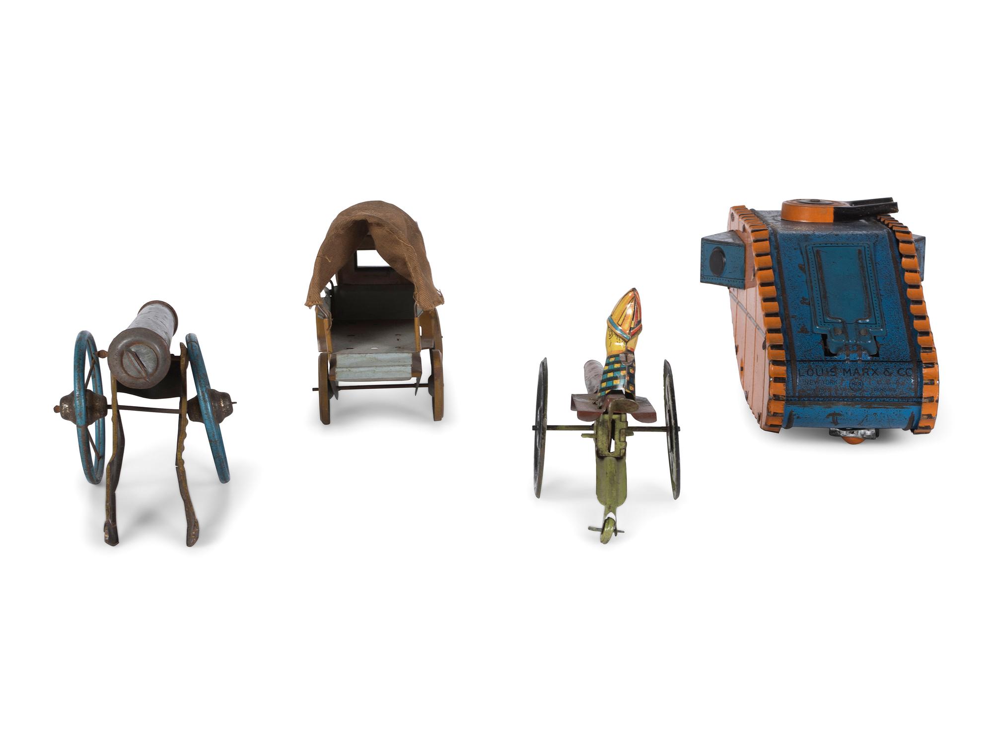 Four Military Toys