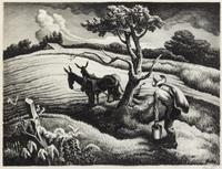Thomas Hart Benton, (American, 1889-1975), Approaching Storm, 1938