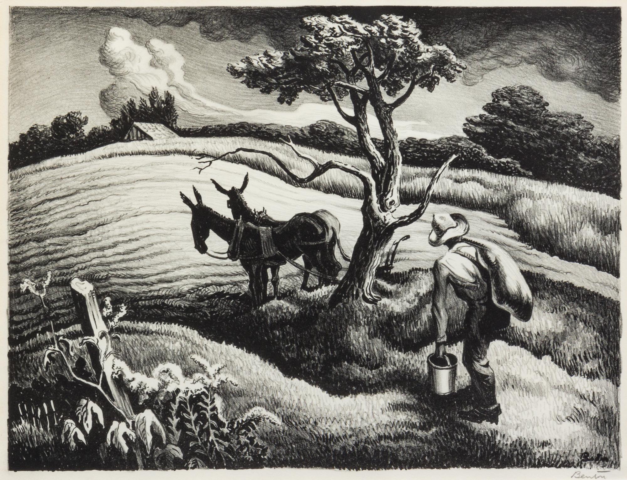 Thomas Hart Benton, (American, 1889-1975), Approaching Storm, 1938