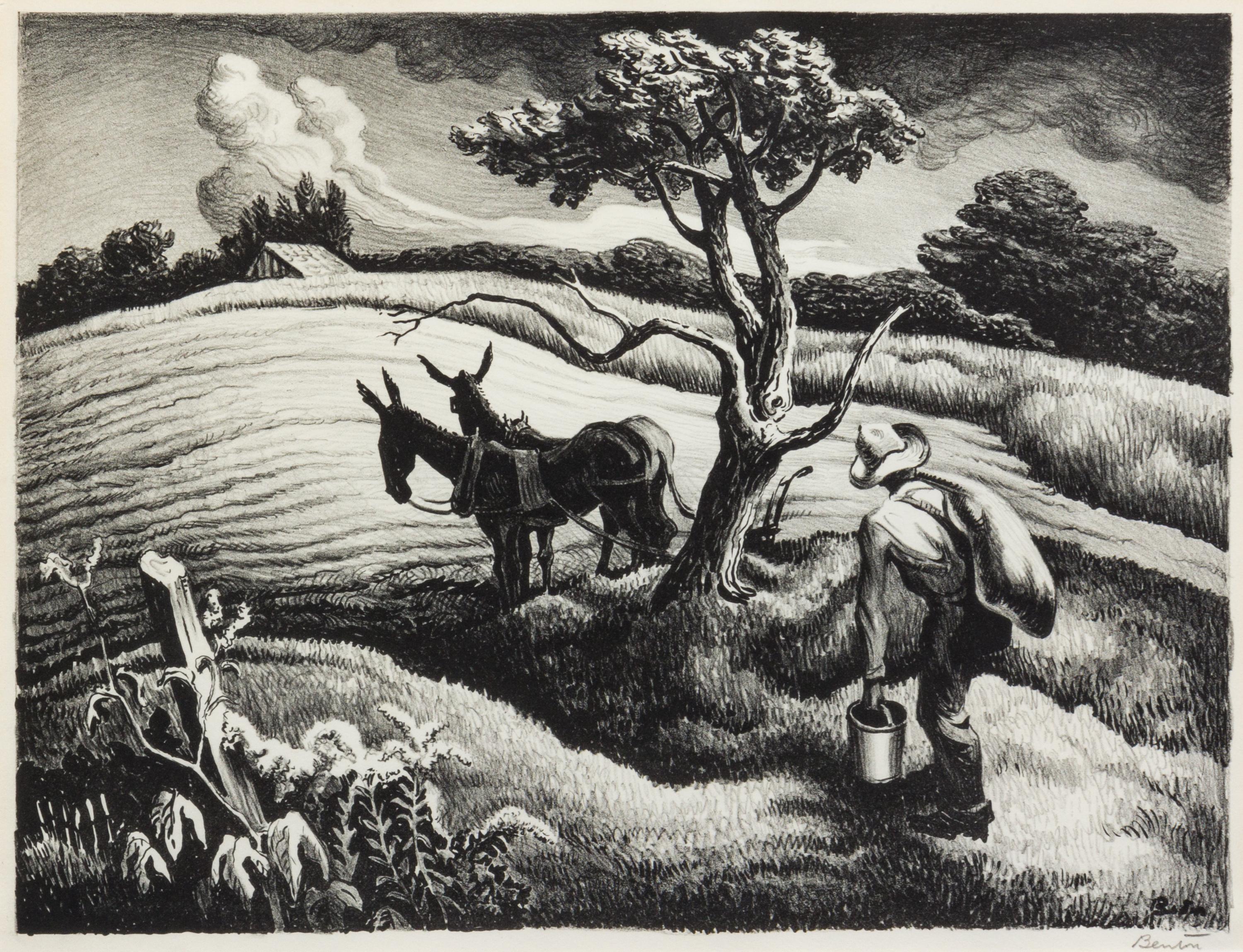 Thomas Hart Benton, (American, 1889-1975), Approaching Storm, 1938