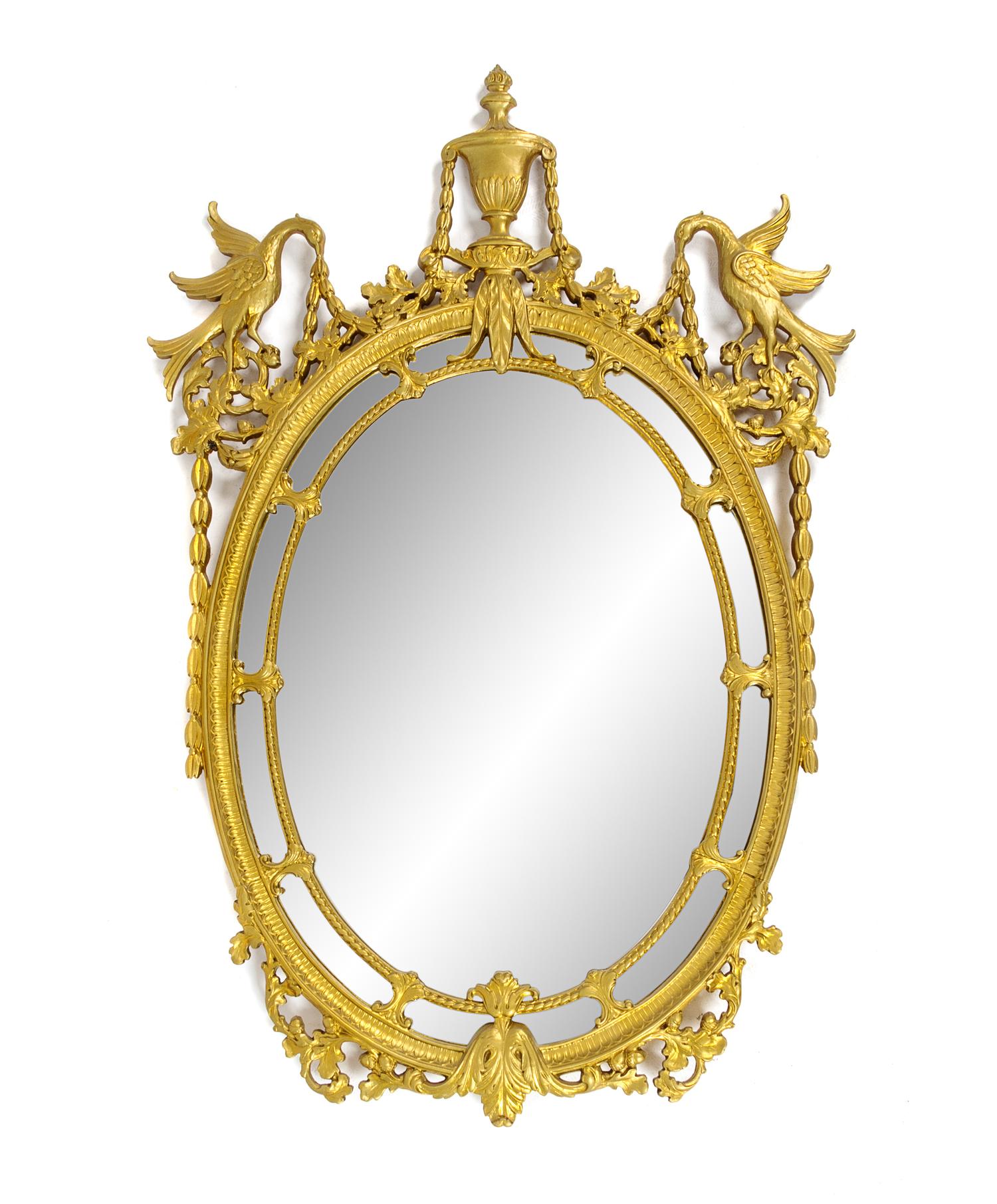 A Continental Giltwood Mirror