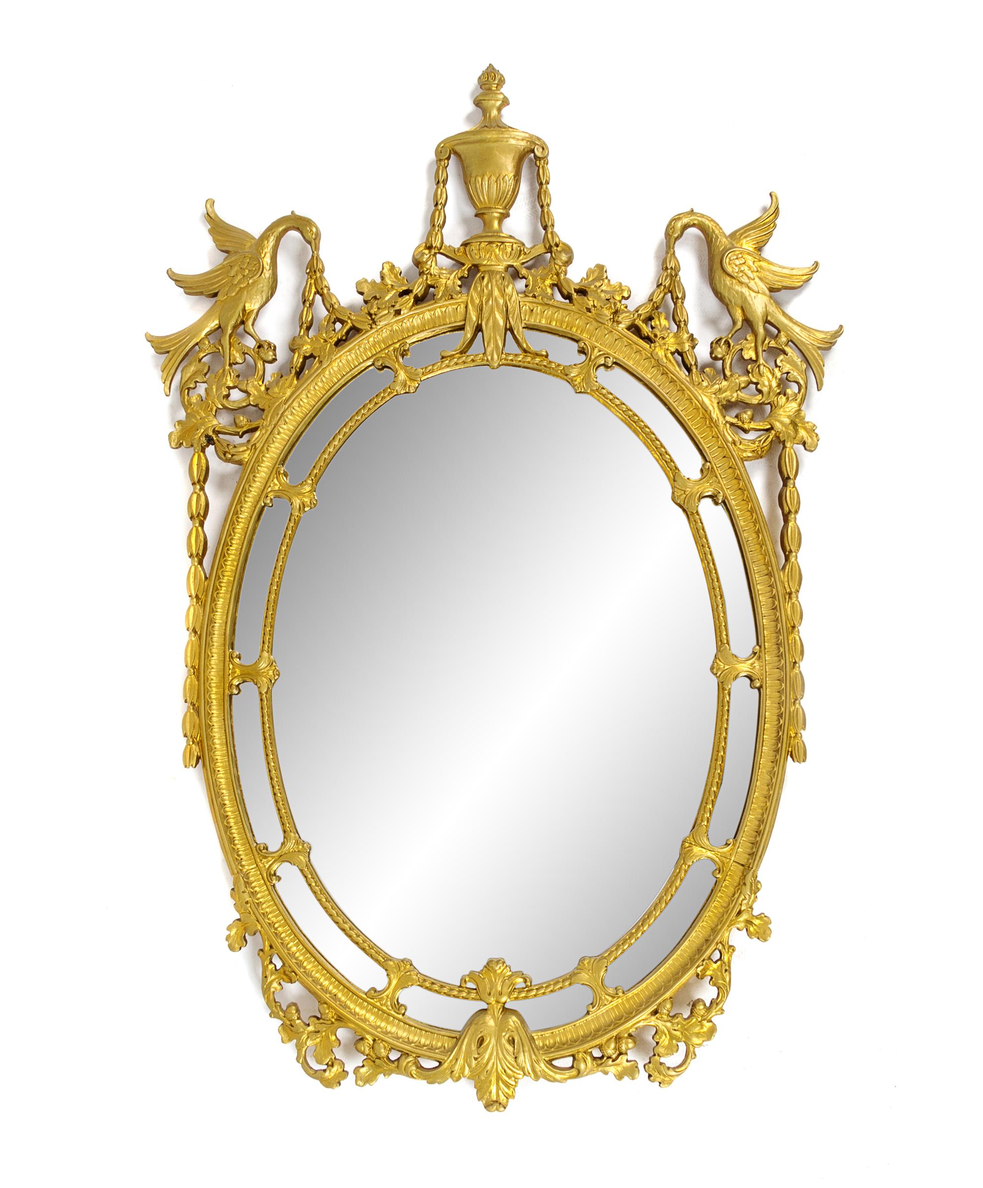 A Continental Giltwood Mirror