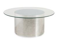 A Glass and Aluminum Low Table in the Manner of Milo Baughman