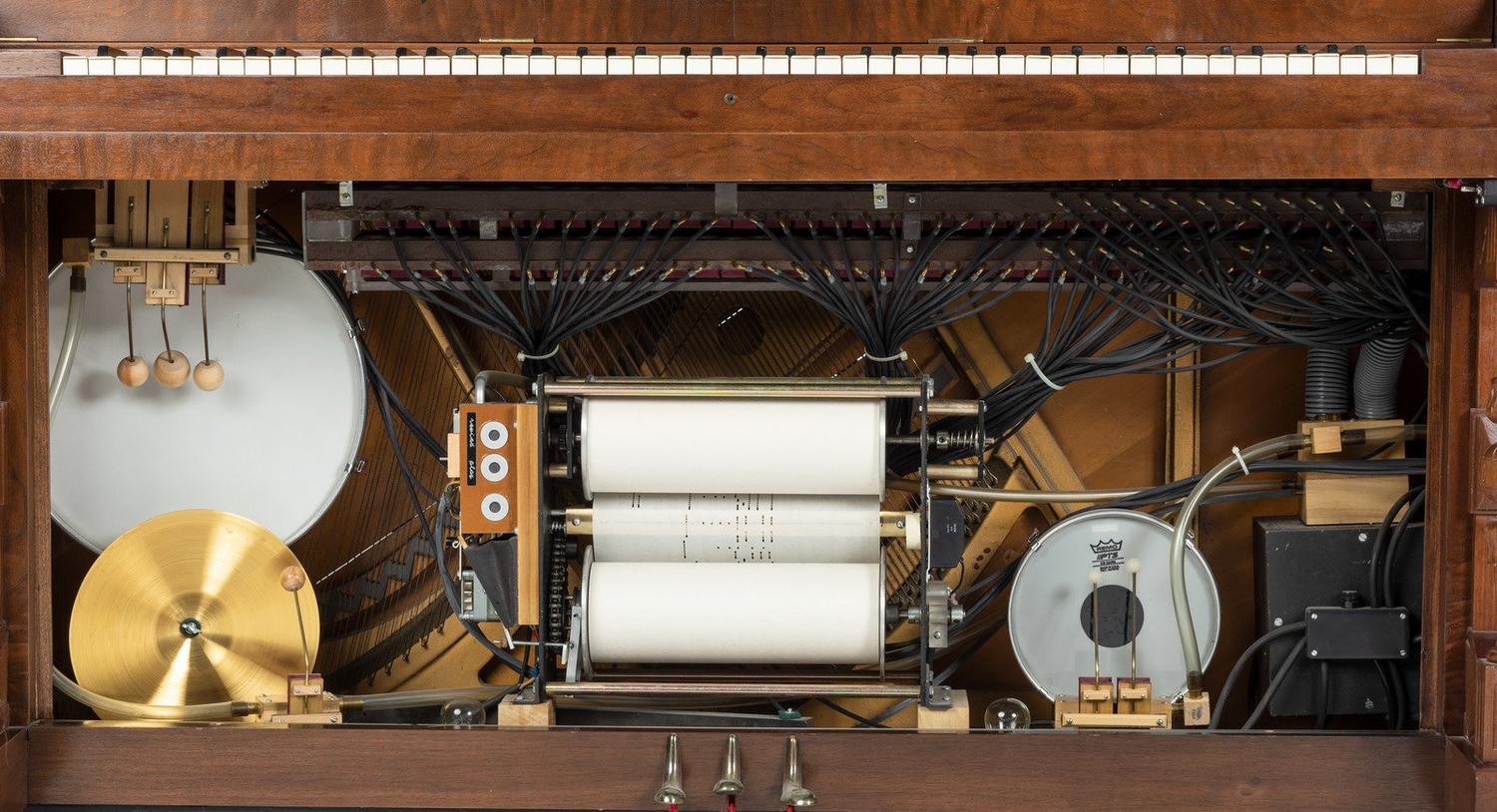 A Packard Stained-Glass Inset 25-Cent Player Piano Orchestrion
