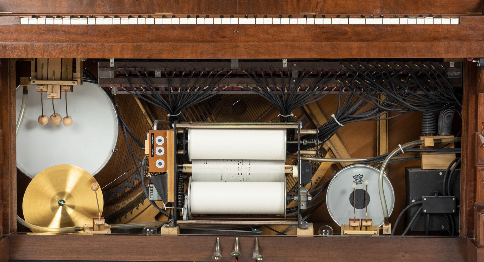 A Packard Stained-Glass Inset 25-Cent Player Piano Orchestrion
