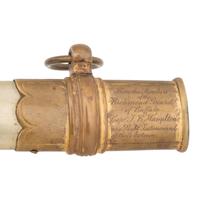 Tiffany Non-Regulation British Pattern 1822/54 Sword Inscribed to Captain Theodore Hamilton of the Richmond Guard (Co G 33rd NY Inf) and later Lt. Col. 62nd NY Inf. - WIA Marye's Heights, Spotsylvania & Winchester