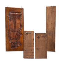 Four Wooden Mold Boards