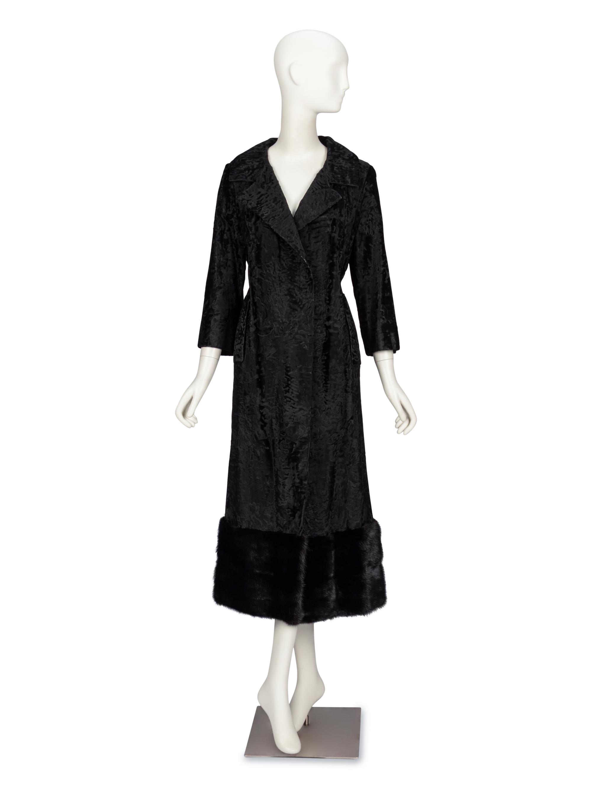 A Broadtail and Mink Coat