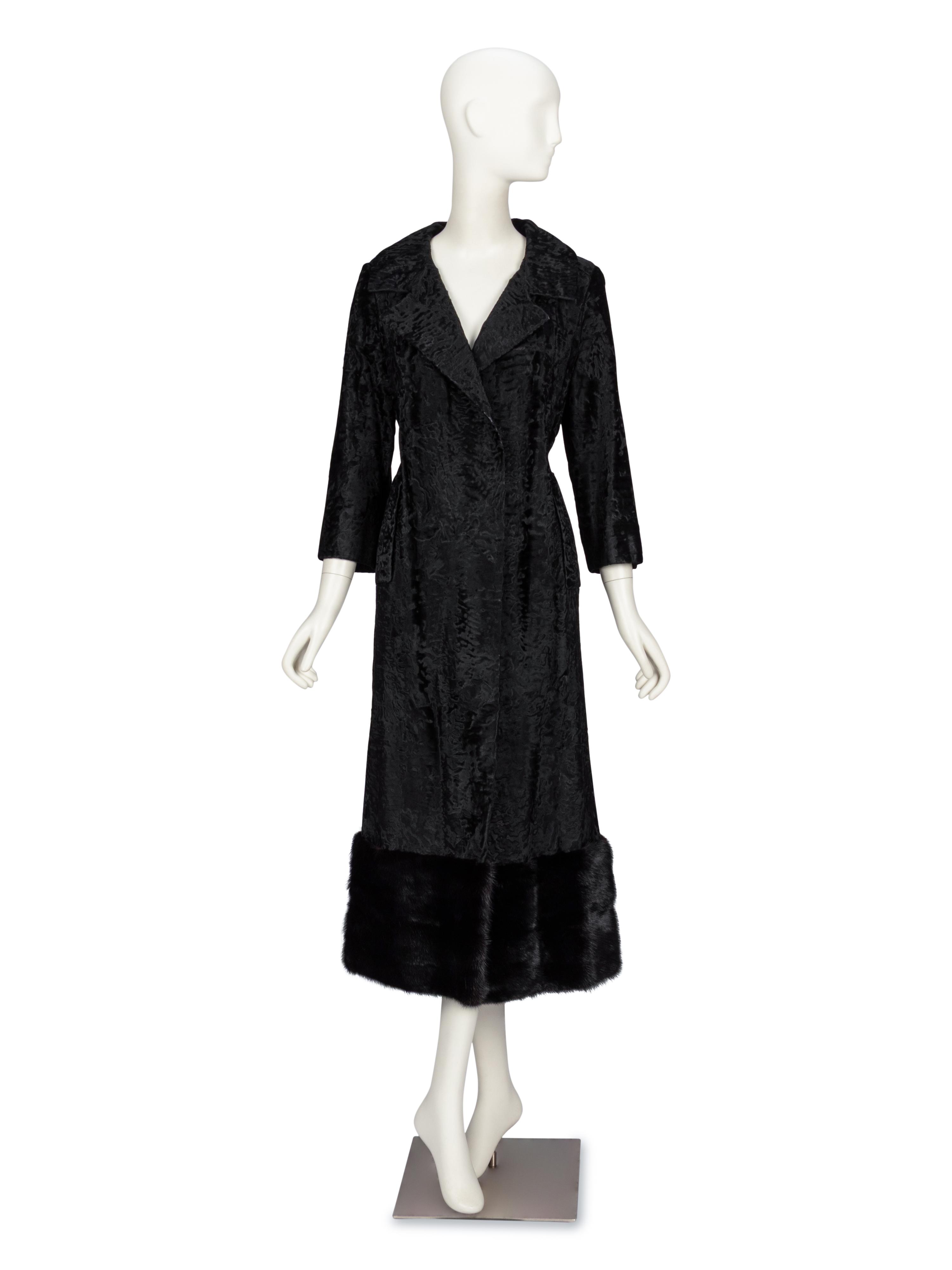 A Broadtail and Mink Coat