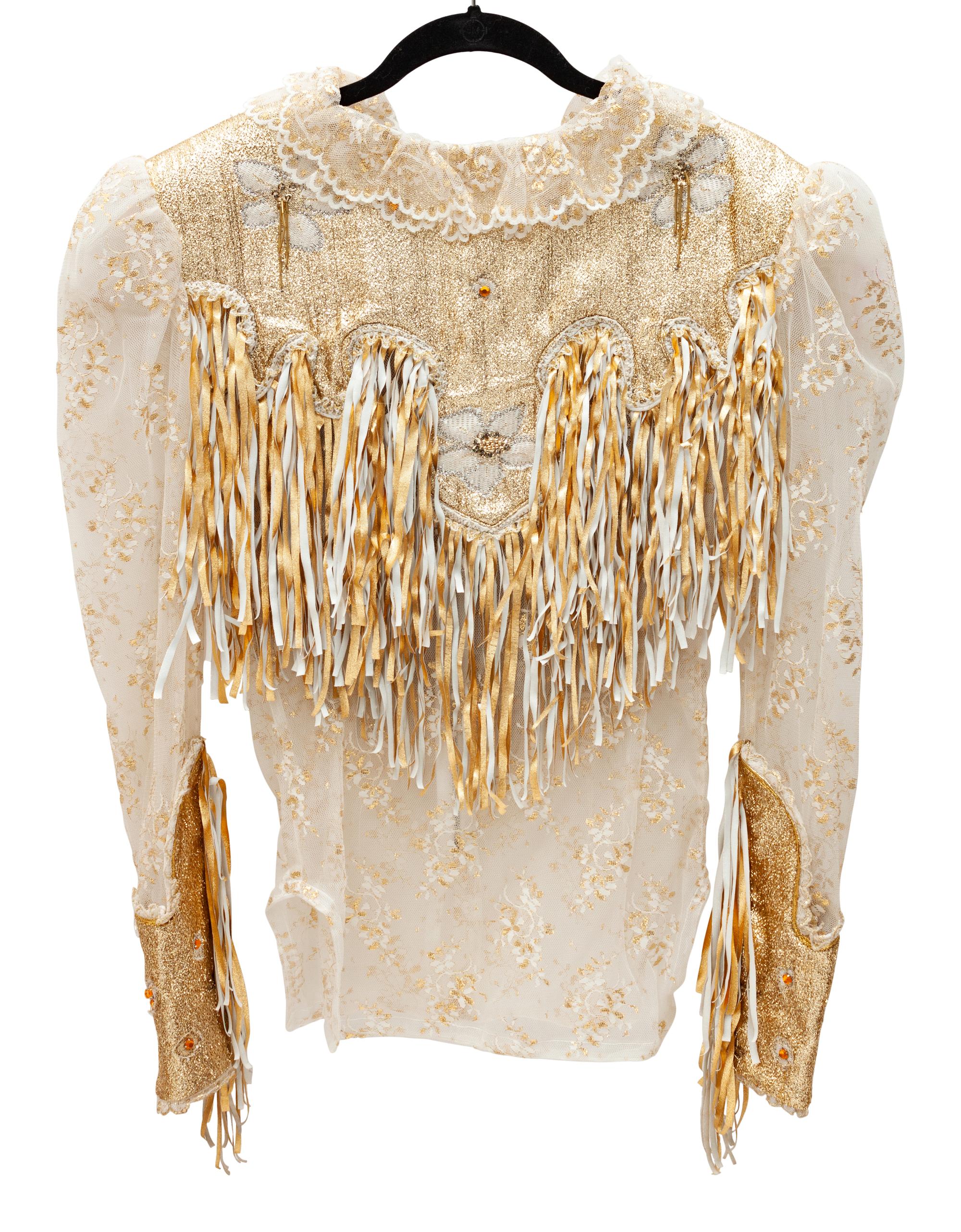 Three Lace and Lame-Fringe Women's Rodeo Shirts