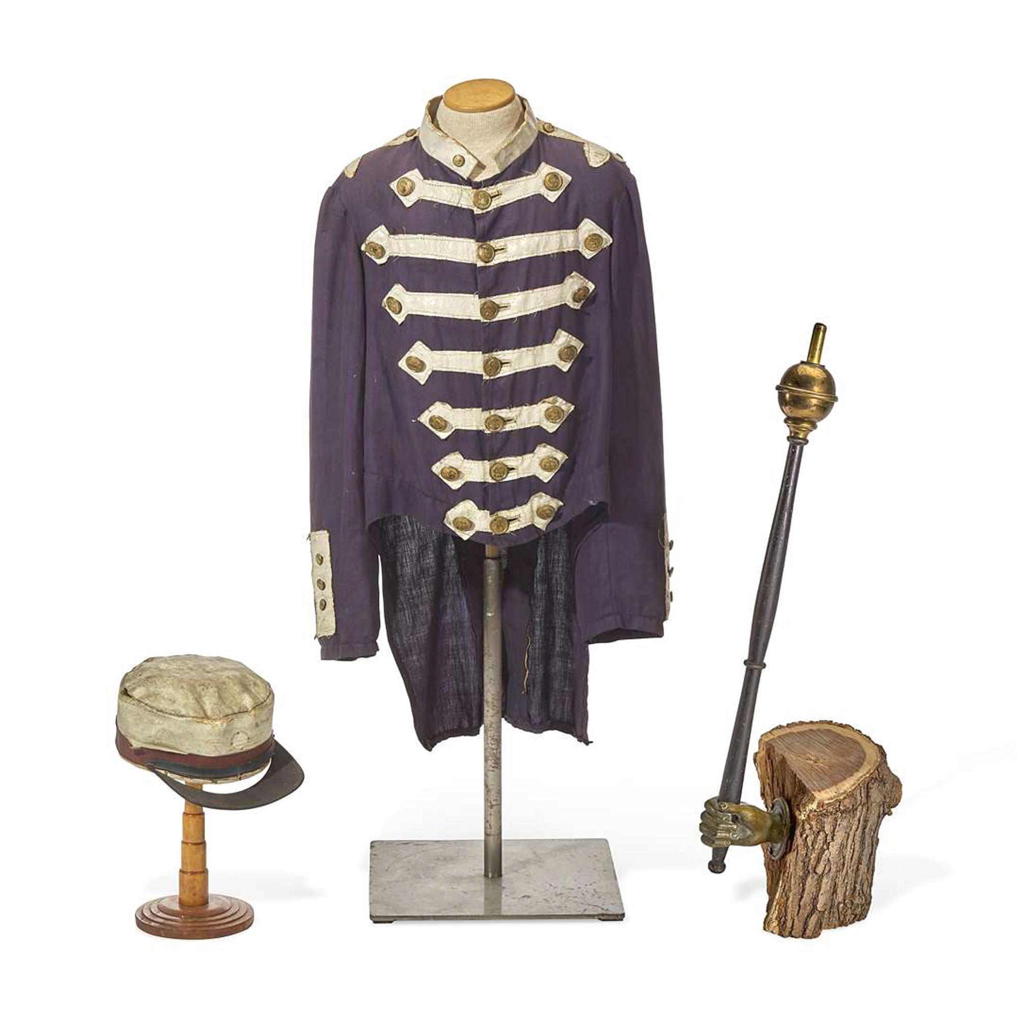 [POLITICS]. A William McKinley presidential campaign parade uniform. Ca 1896.
