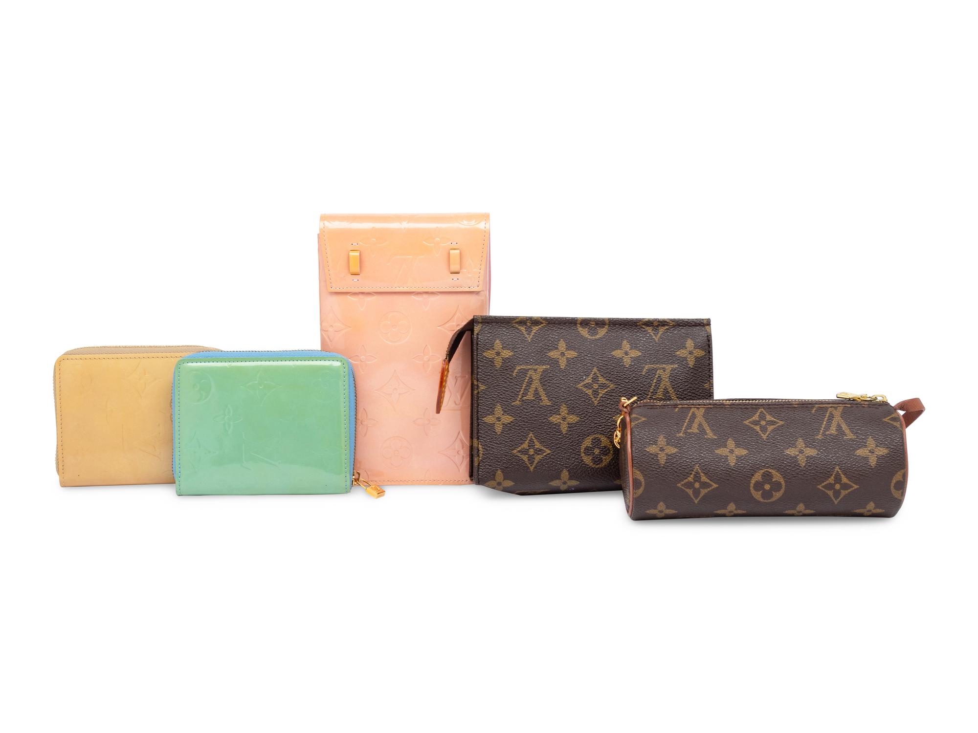 Louis Vuitton, Five Small Leather & Canvas Goods