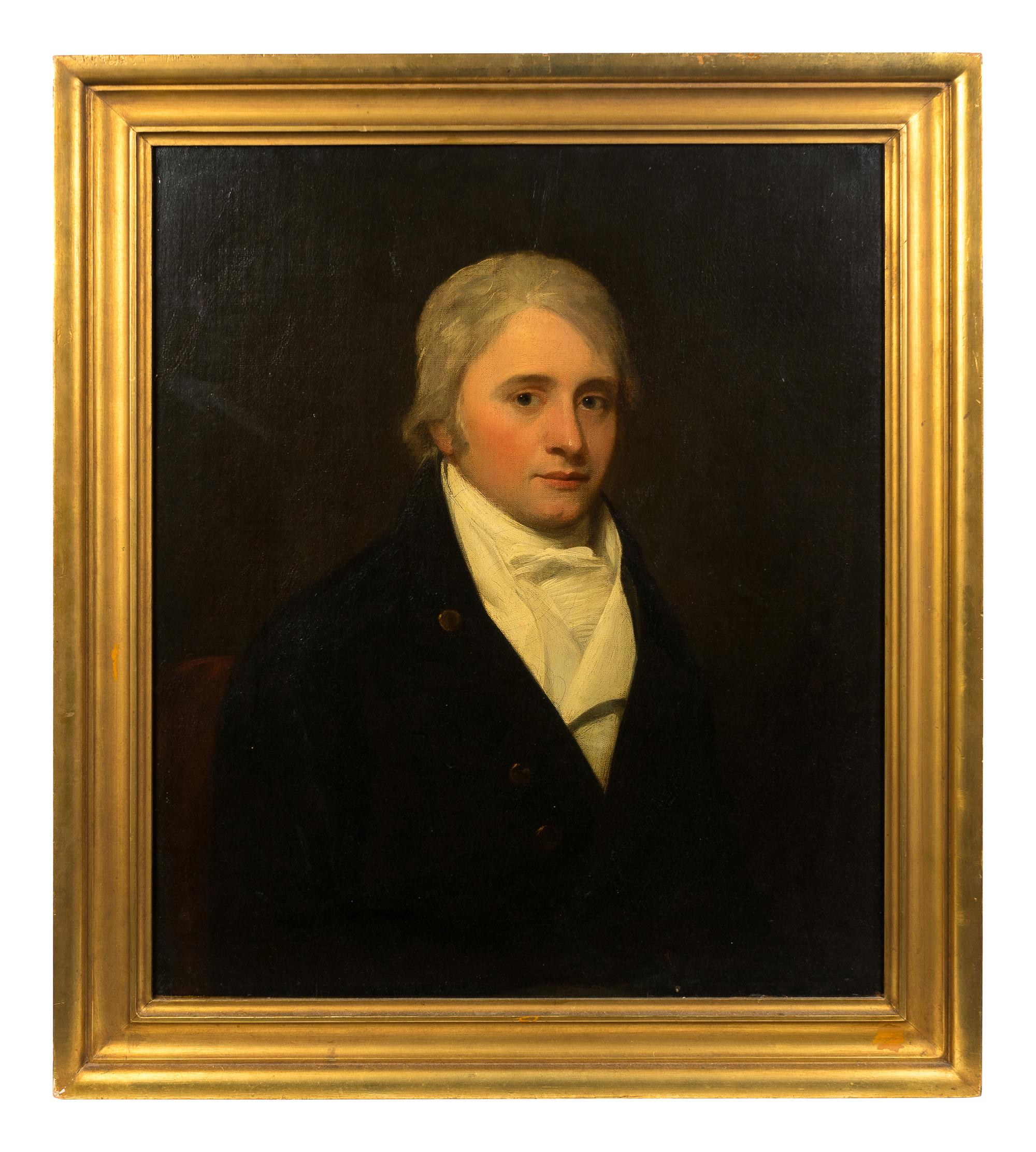 British School, Late 18th Century Portrait of a Gentleman