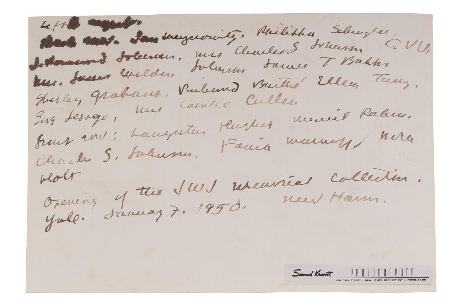 VAN VECHTEN, Carl. Collection of photos and ephemera, many related to Black culture.
