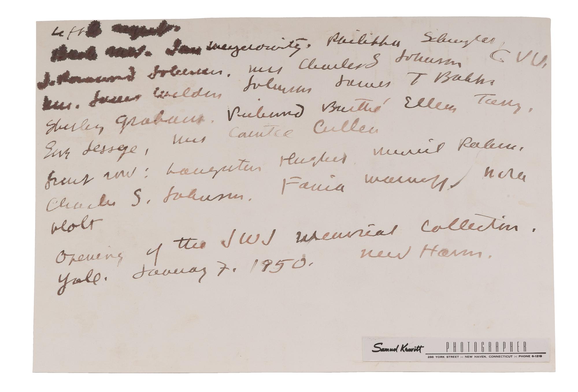 VAN VECHTEN, Carl. Collection of photos and ephemera, many related to Black culture.