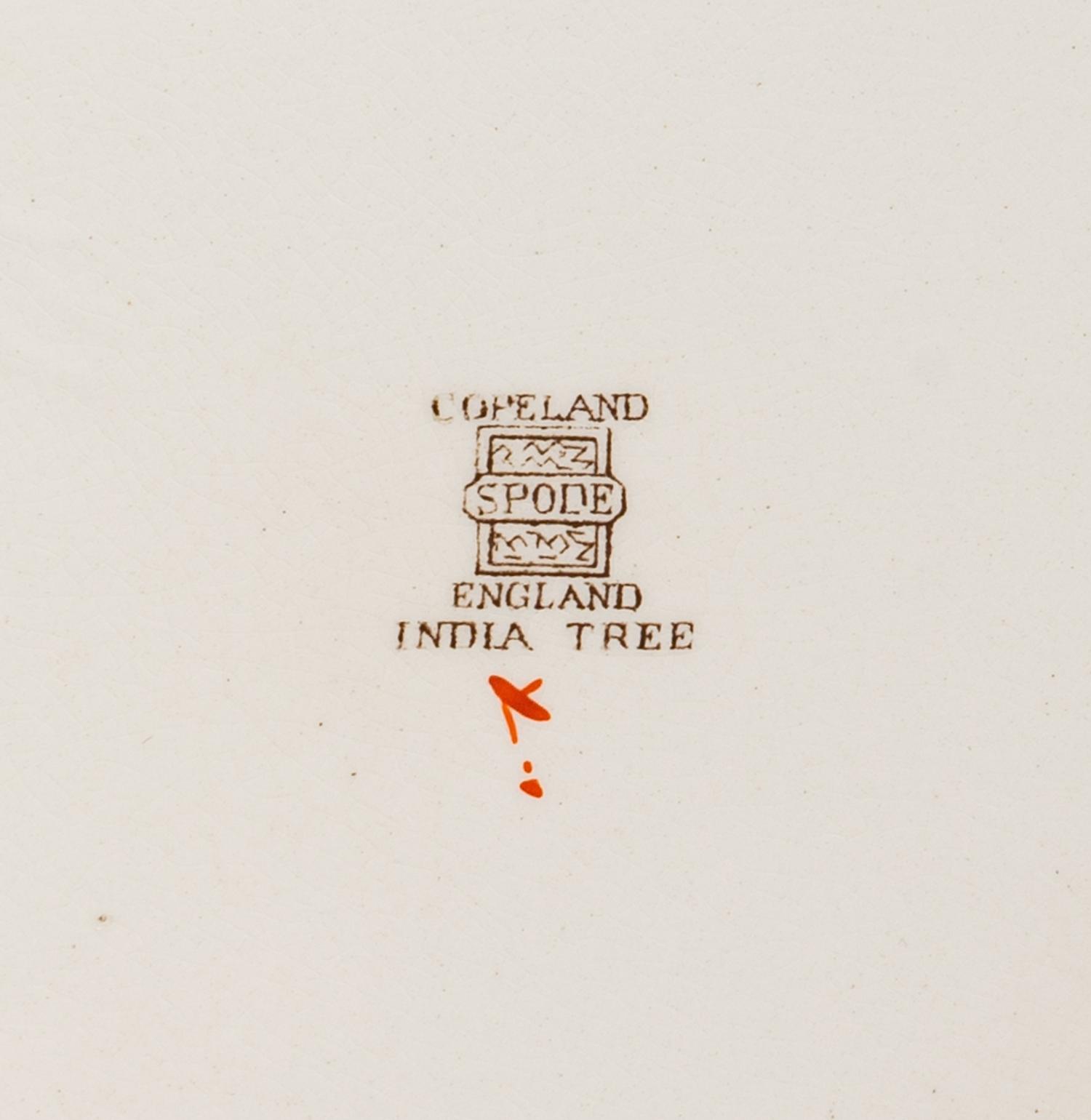 A Copeland Spode India Tree Stoneware Service — 20TH CENTURY