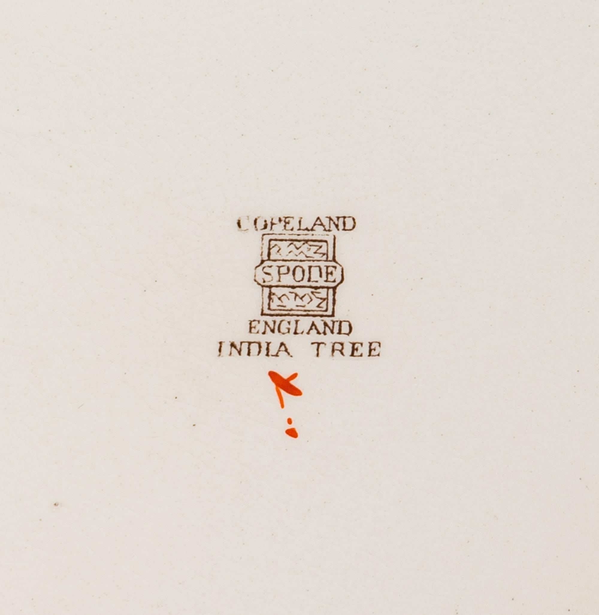 A Copeland Spode India Tree Stoneware Service — 20TH CENTURY