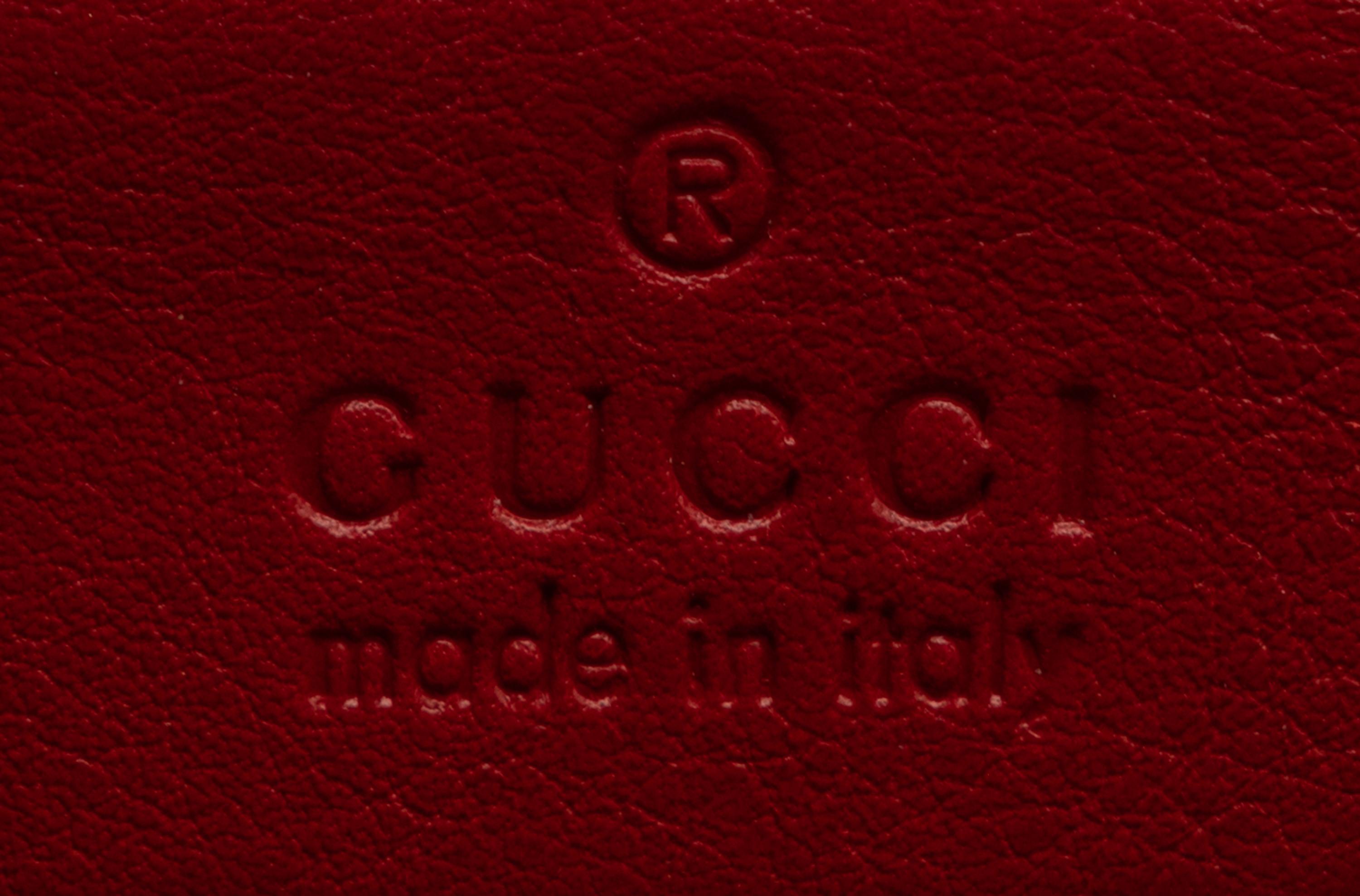Gucci, Scarlet Satin Clutch