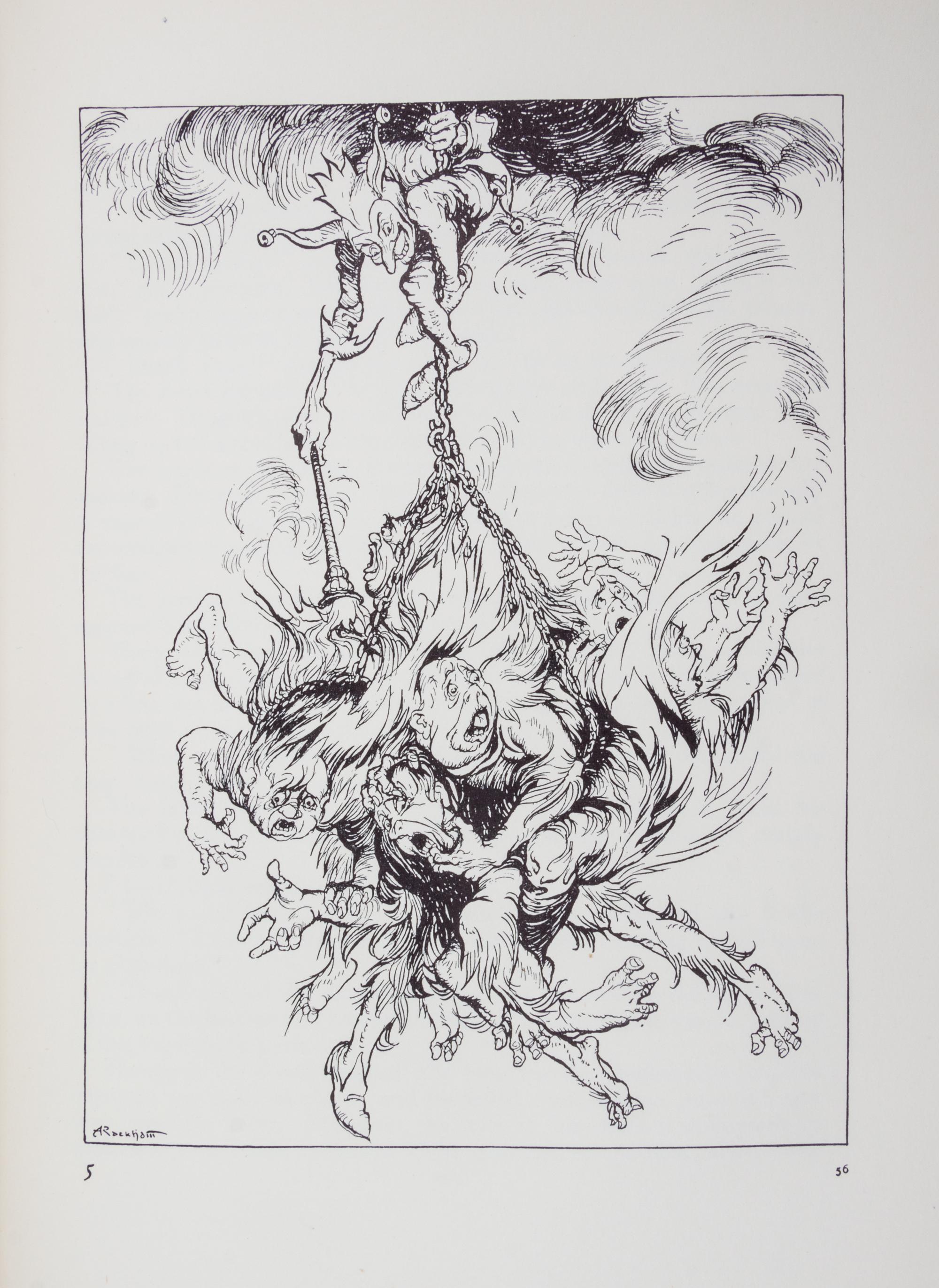 (WEITZ-COLEMAN; RACKHAM, ARTHUR) POE, EDGAR ALLAN. Tales of Mystery and Imagination. London, 1935. Finely bound by Herbie Weitz