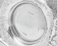 An American Silver Water Pitcher and Reticulated Bowl