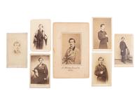 [Lincoln, Abraham] Group of Seven Photographs of John Wilkes Booth