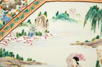 A Chinese Famille Rose Porcelain Octagonal Charger