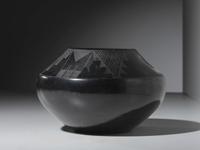 Blackware Pottery Jar 1923-1925