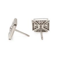 TIFFANY & CO., DIAMOND MALTESE CROSS EARRINGS