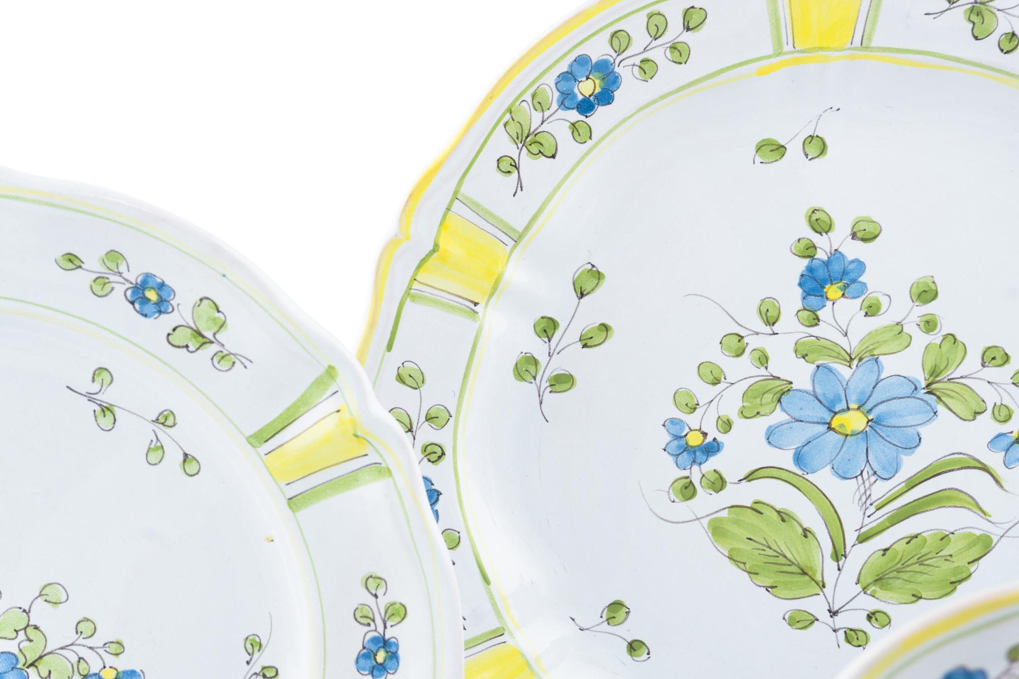 An Italian Faience Dinner Service