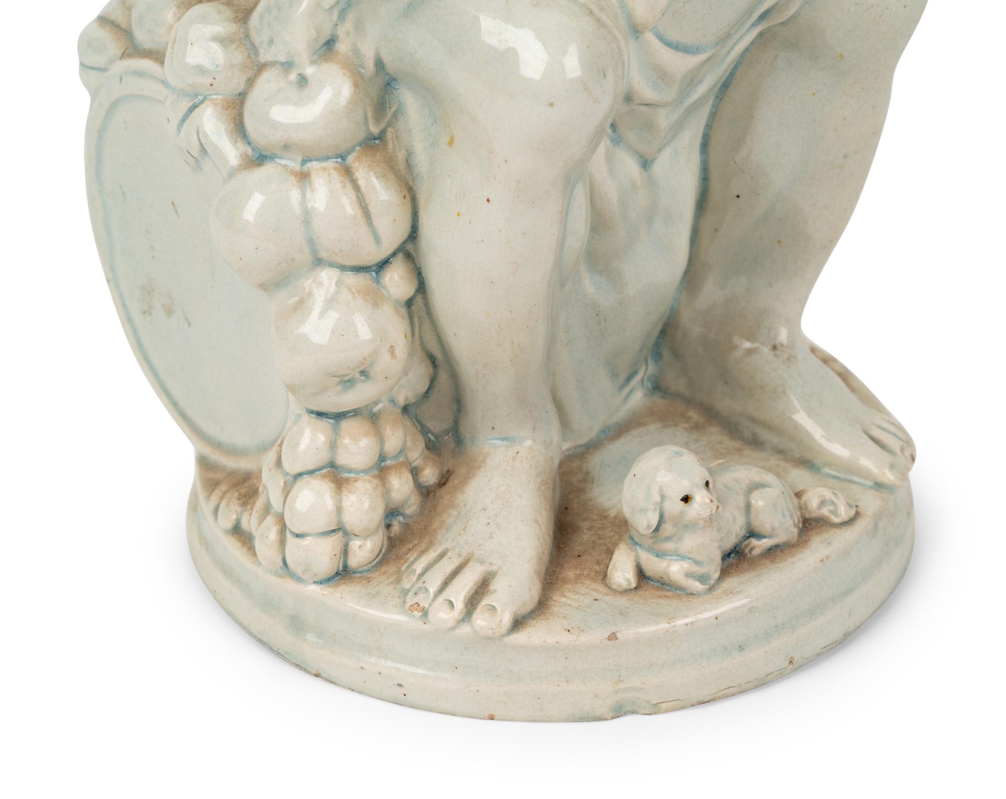 A Ralph Wood-Type "Bacchus and Pan" Jug