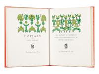 [GOLDEN COCKEREL PRESS]. STEWART, Cecil. Topiary. London: The Golden Cockerel Press, [1954].