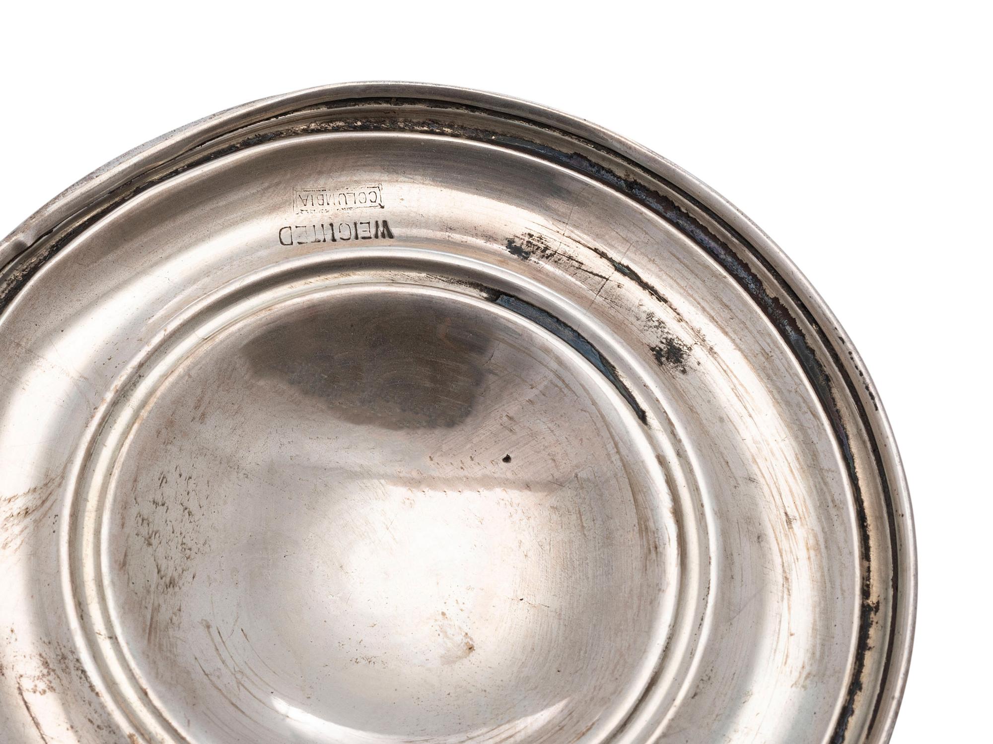 Fourteen Weighted Silver Table Articles