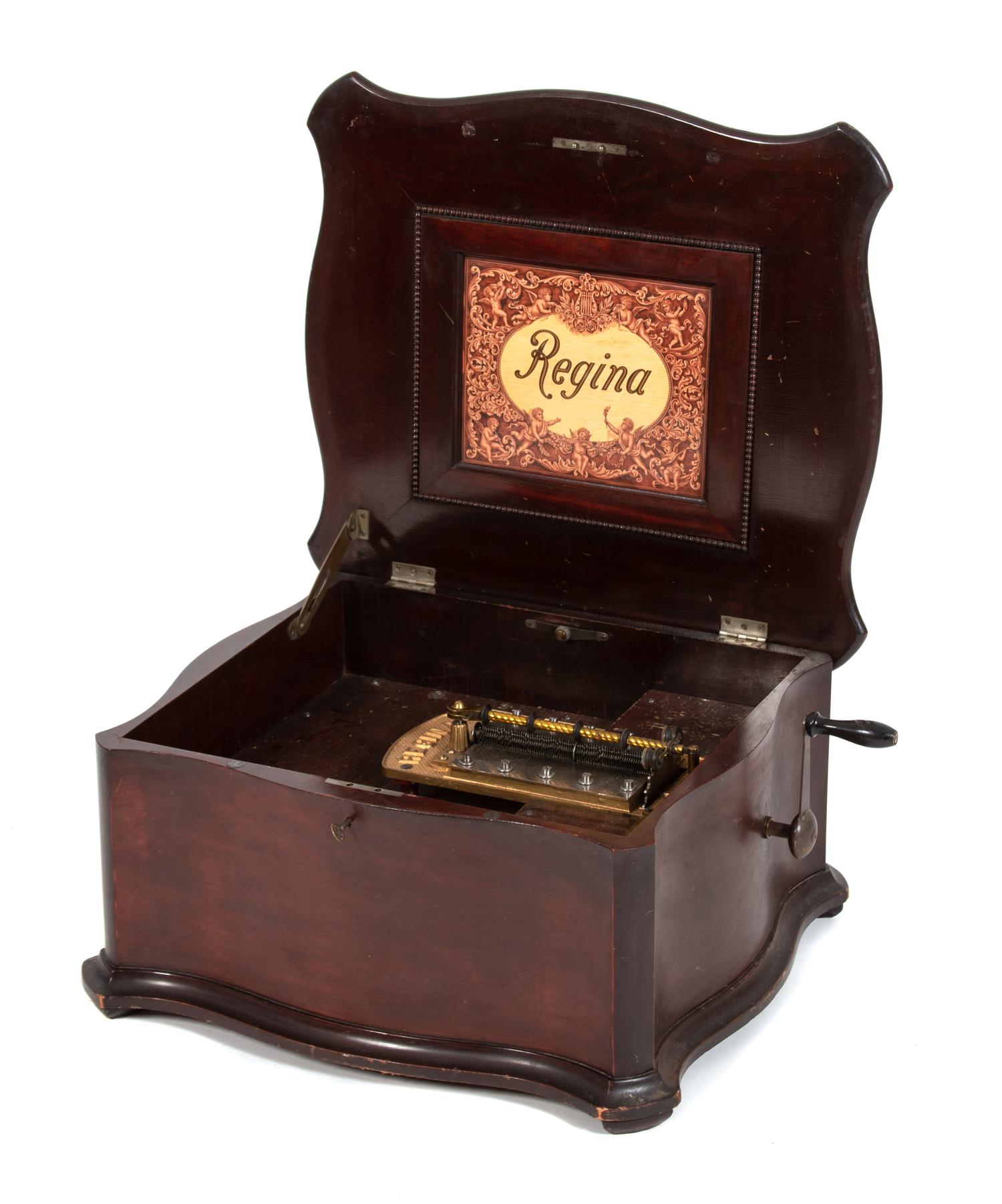 A Regina Mahogany Cased Music Box — LATE 19TH/EARLY 20TH CENTURY