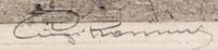(CHICAGO) KASIMIR, LUIGI. Michigan Avenue. Four etchings with aquatint. Signed.