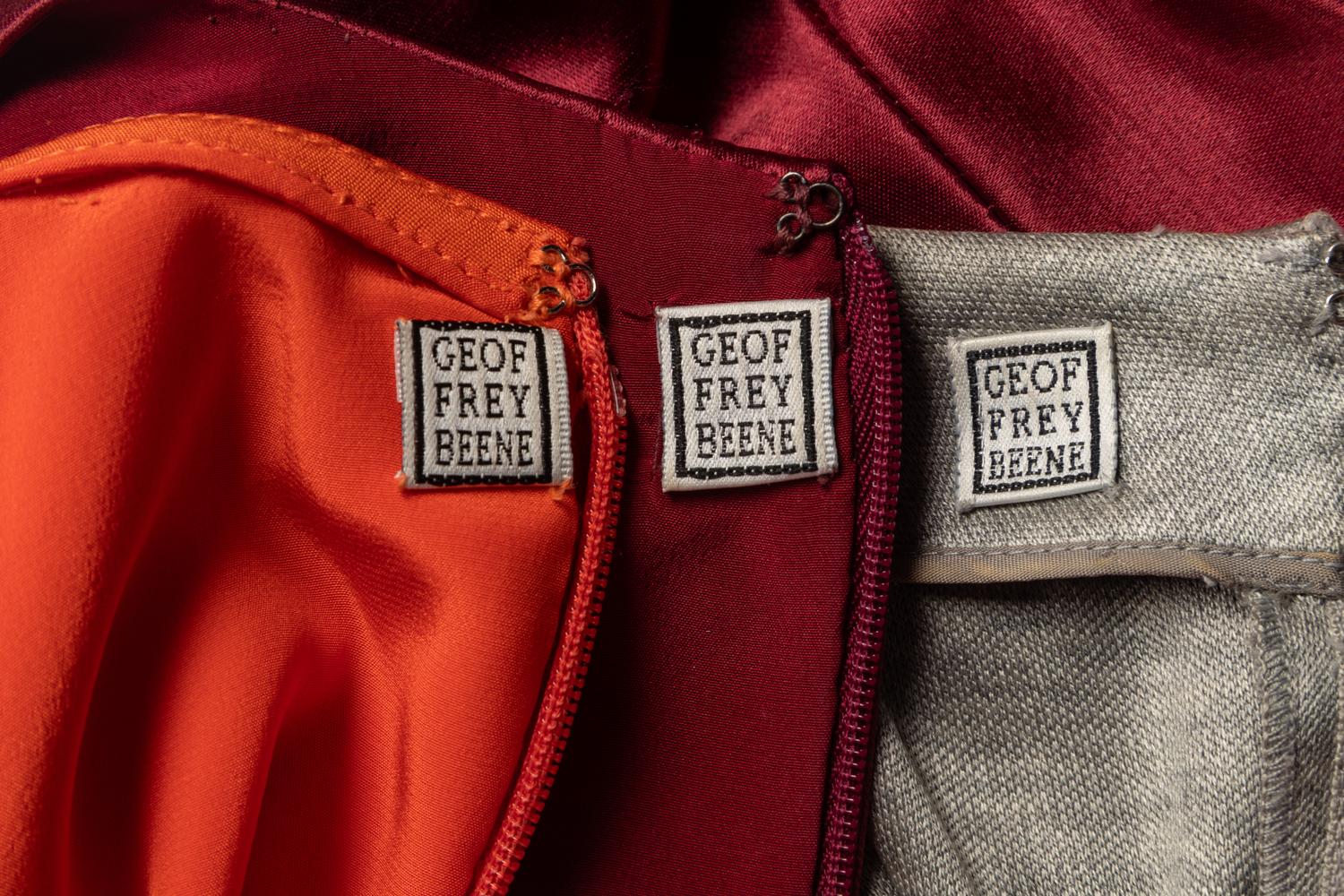 Four Geoffrey Beene Dresses