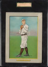 A 1911 T3 Turkey Red Cabinets Christy Mathewson Baseball Card (SGC 3 VG) Checklist Back
