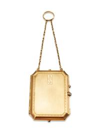 An American Art Deco 14K Gold Compact — Circa 1930