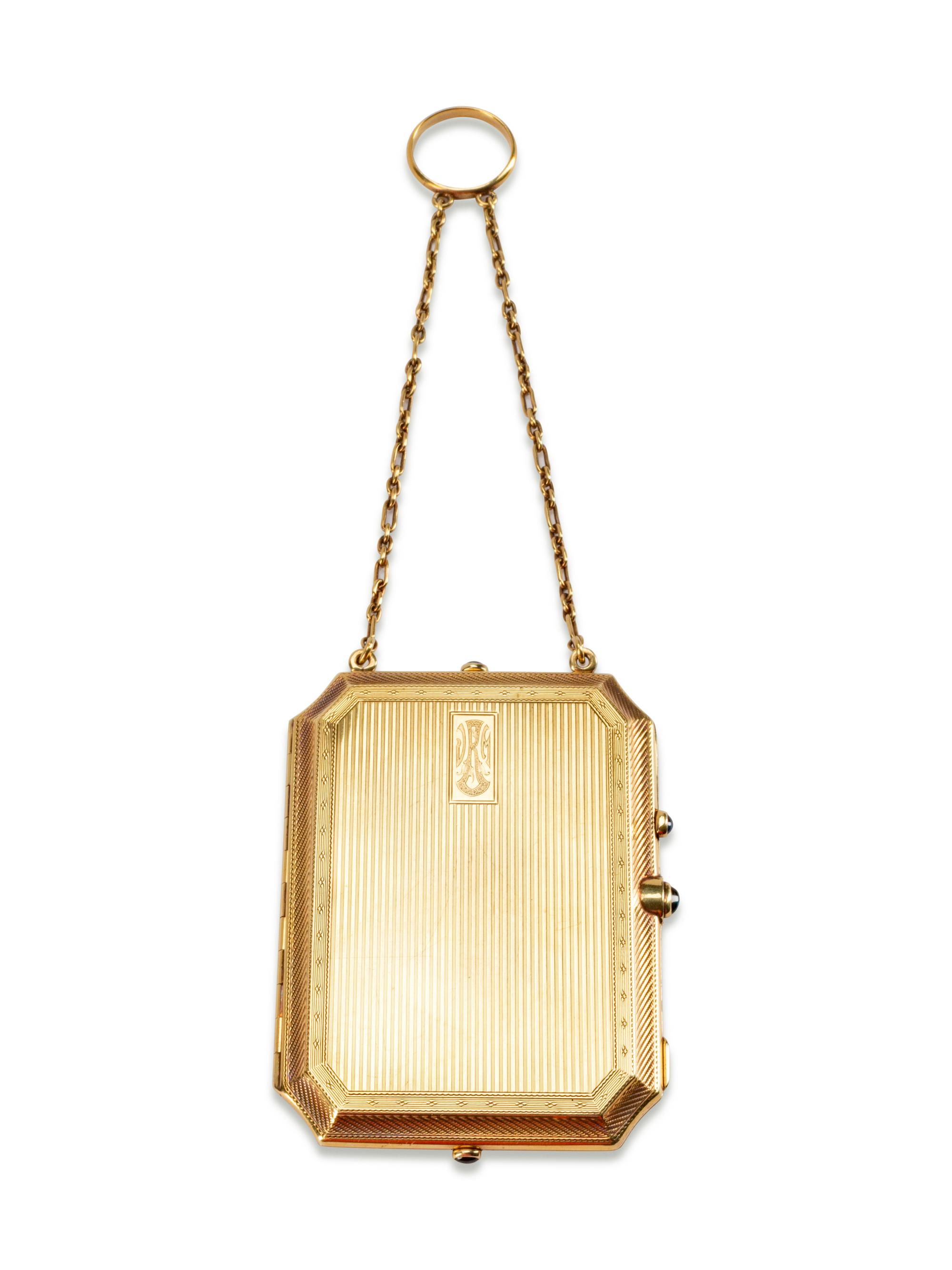 An American Art Deco 14K Gold Compact — Circa 1930