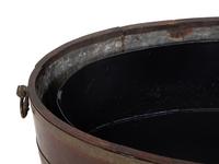 An English Brass Bound Mahogany Cellarette or Jardiniere — 18TH/19TH CENTURY