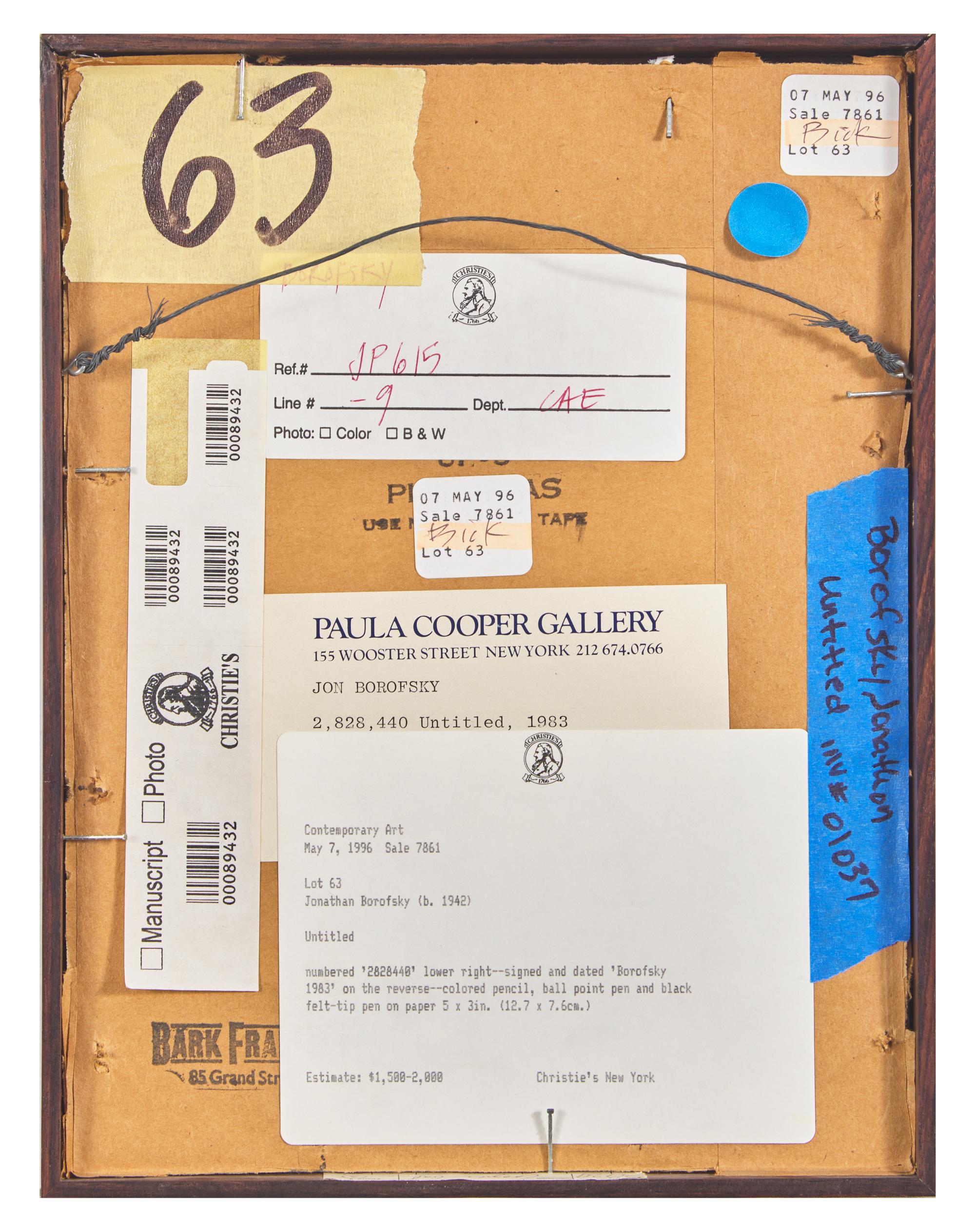 Two Works: Untitled (2828440), 1983 ; together with Untitled (2825116), 1983 (2)