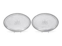 A Pair of George III Silver Waiters