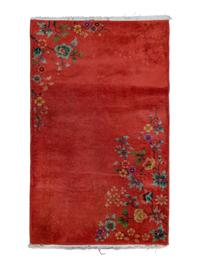 A Chinese Art Deco Style Wool Rug
