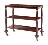 A William IV Figured Mahogany Server