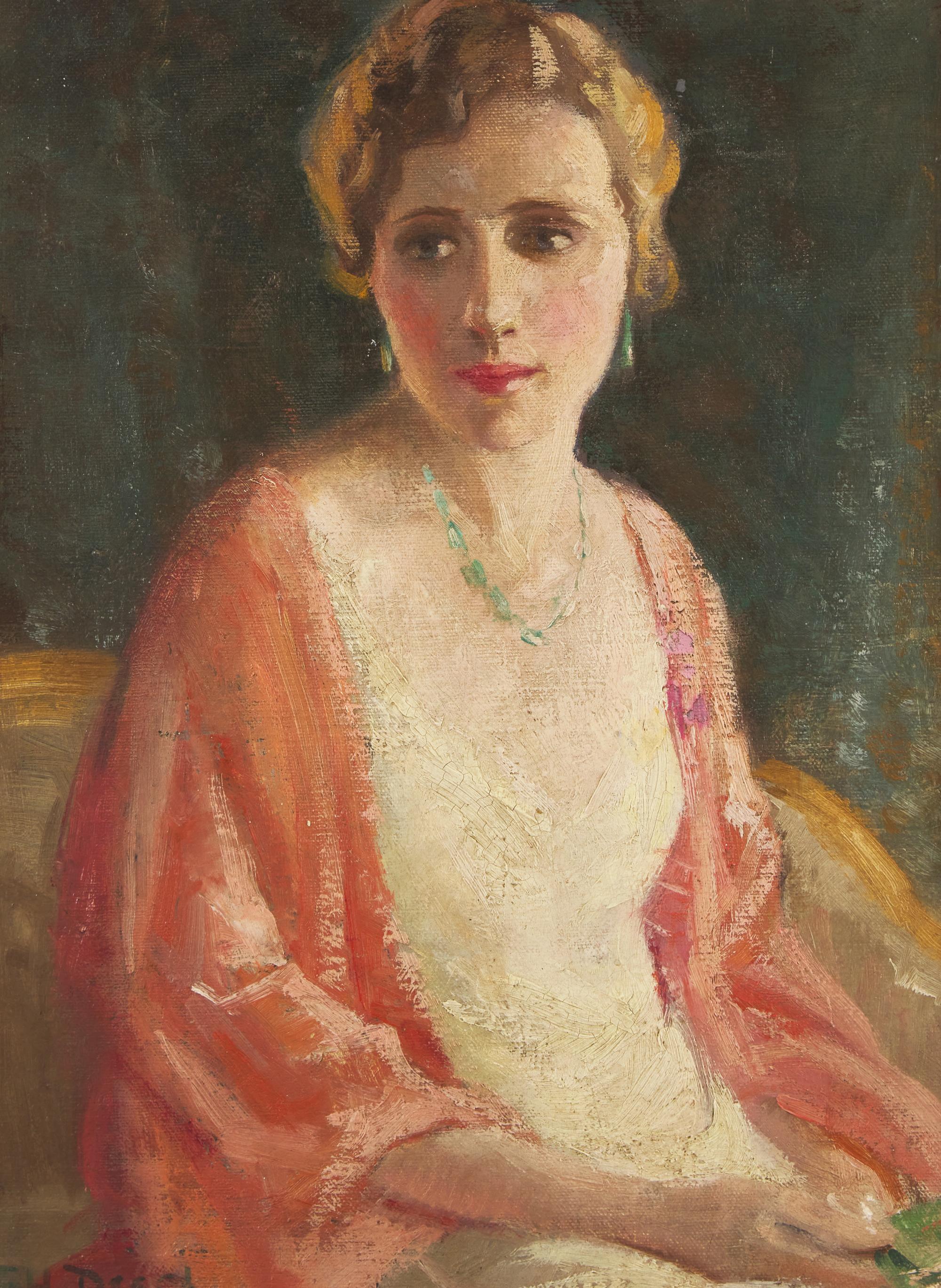 Isabelle (Portrait of a Lady with a Green Necklace)
