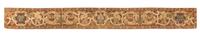 A Continental Embroidered Velvet Panel or Table Runner Length 99 x width 10 1/2 inches. — 17TH/18TH CENTURY