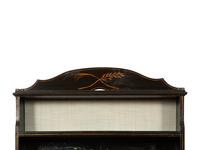 A Pair of English Painted Waterfall Bookcases